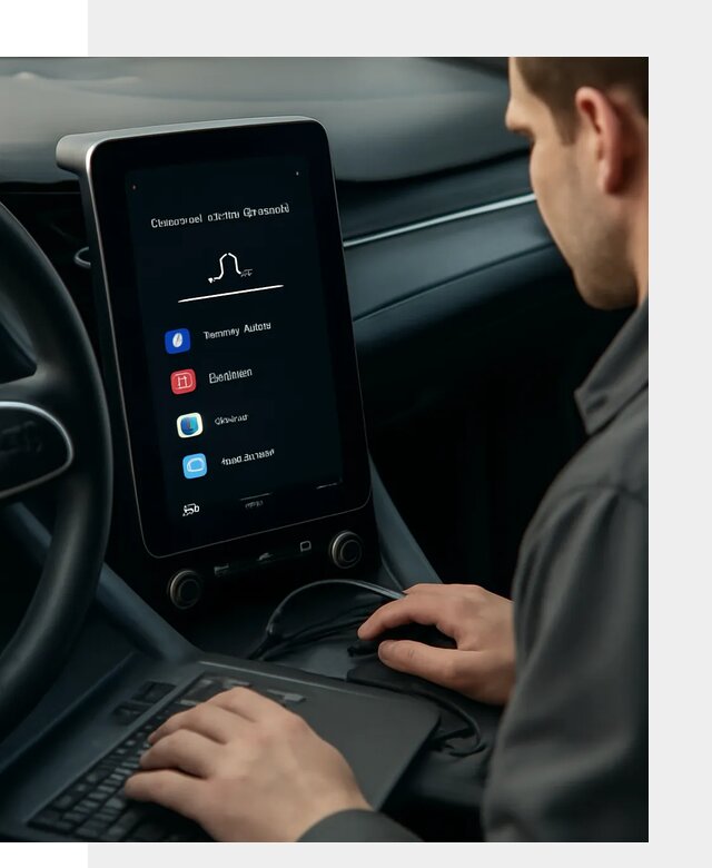 Установка приложений Lynk Co на автомобиль в Орле
